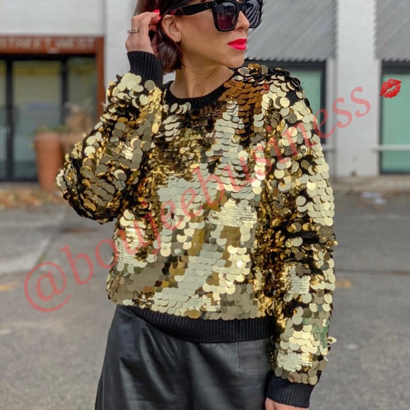 Zara Sweaters - ZARA Sequin Sweater